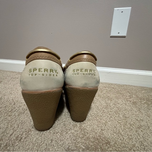Sperry Leopard Print Wedges - Size 8 - Picture 4 of 5